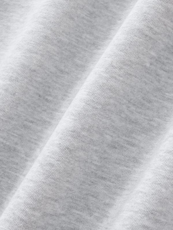 Contrast-Stitched Boxy Fleece Zip Hoodie — 8