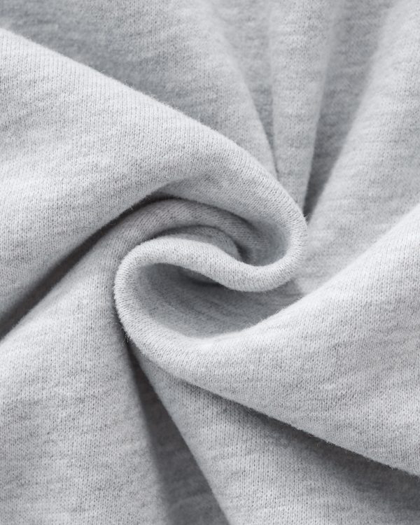 Contrast-Stitched Boxy Fleece Zip Hoodie