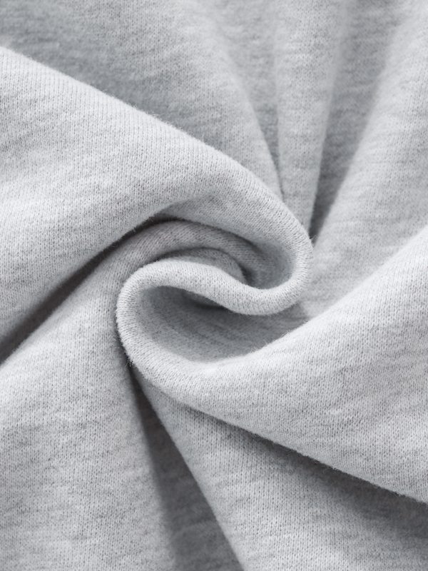 Contrast-Stitched Boxy Fleece Zip Hoodie — 7